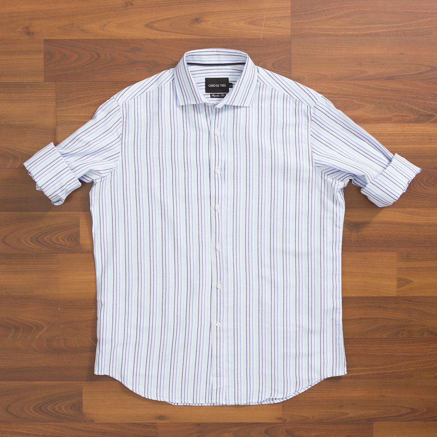 6580RAYMLBL - CAMISA MADURAI REGBAS BLANCO